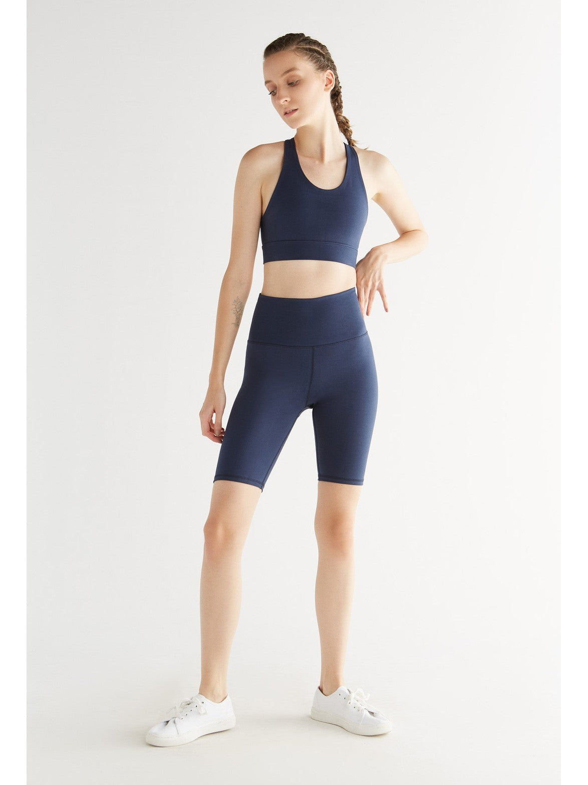 Women's Fit Shorts, Navy — True North, view 4