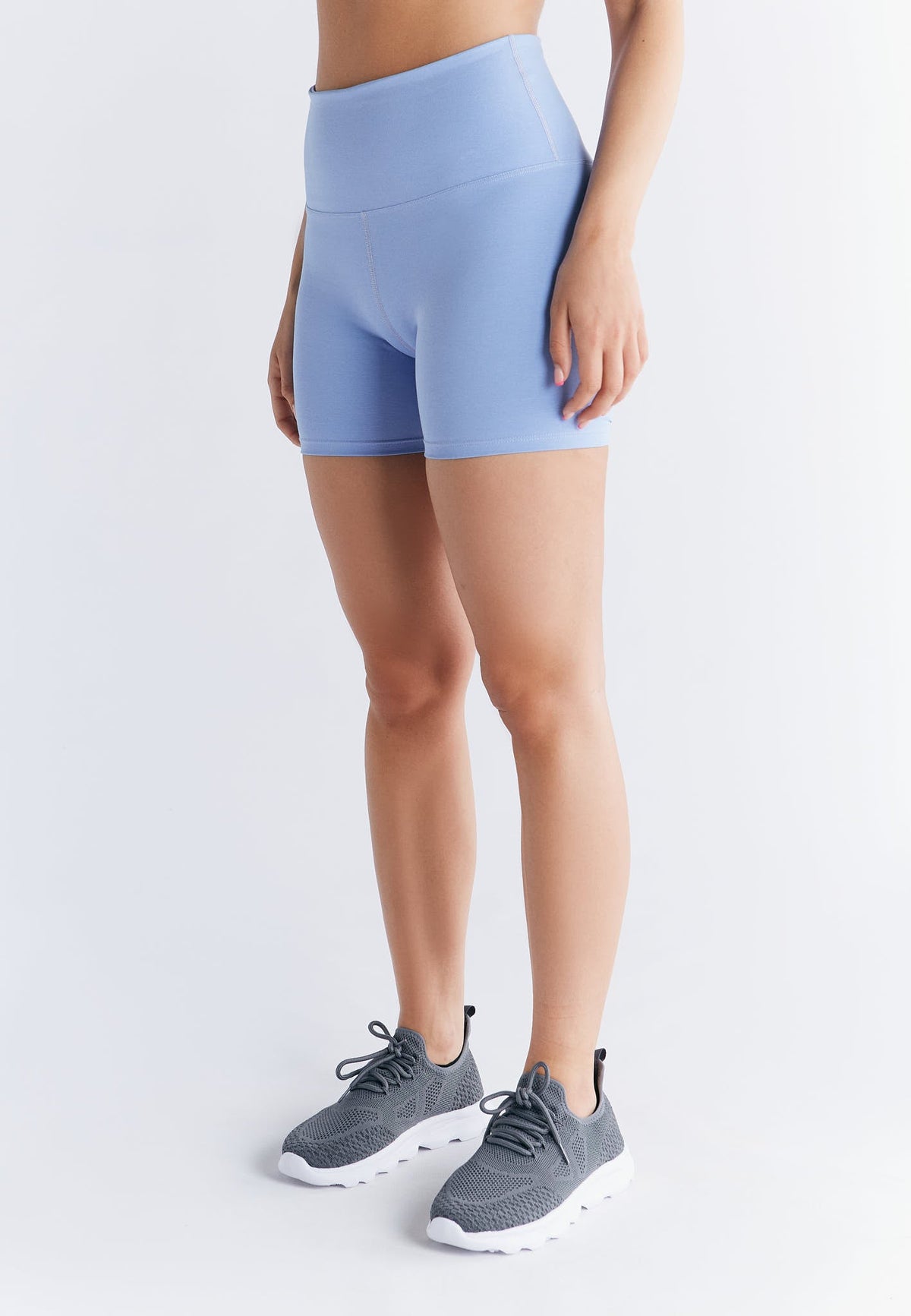 Women's Fit Mini Shorts, Grapemist — True North, view 3