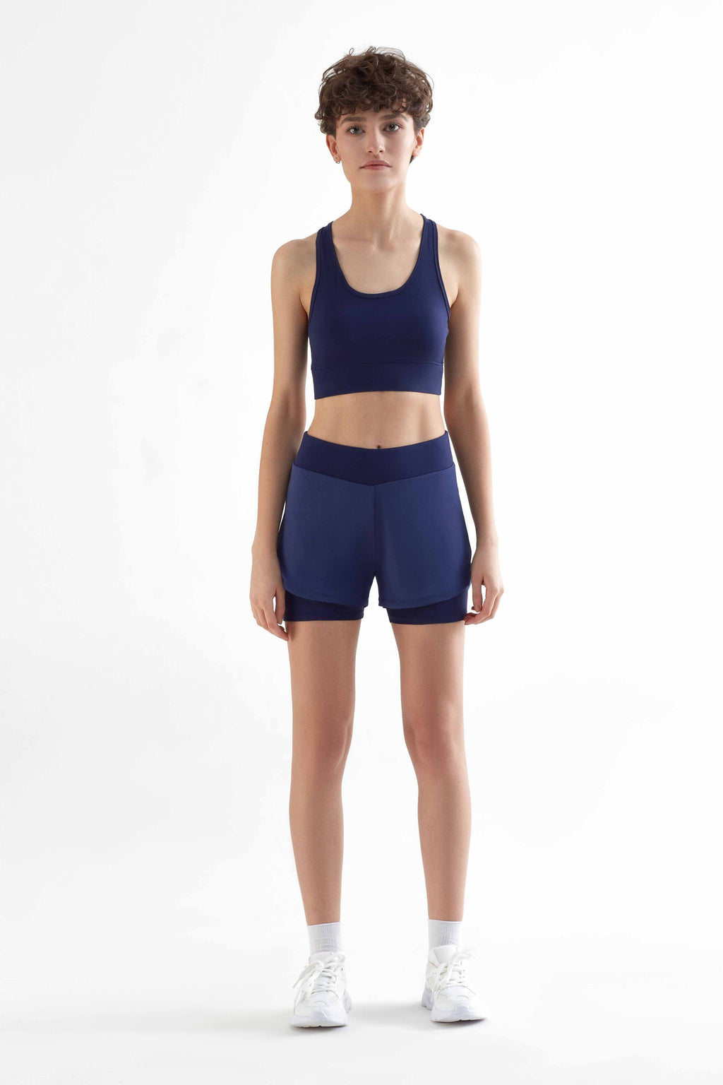 Women's Sport Shorts Recycled, Navy