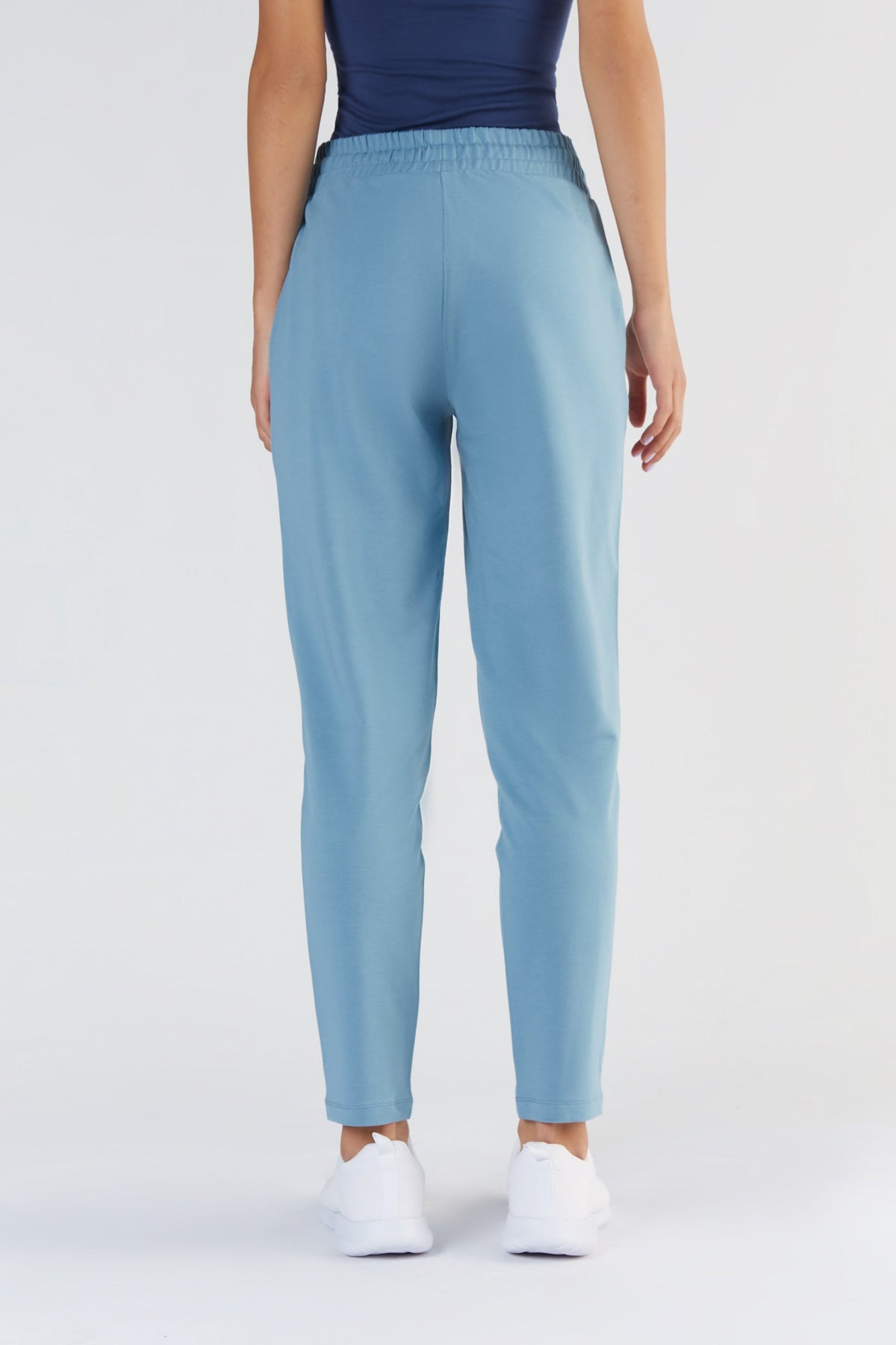 TENCEL™ Active Women's Jogging Trousers, Atlantic Blue — True North, view 3