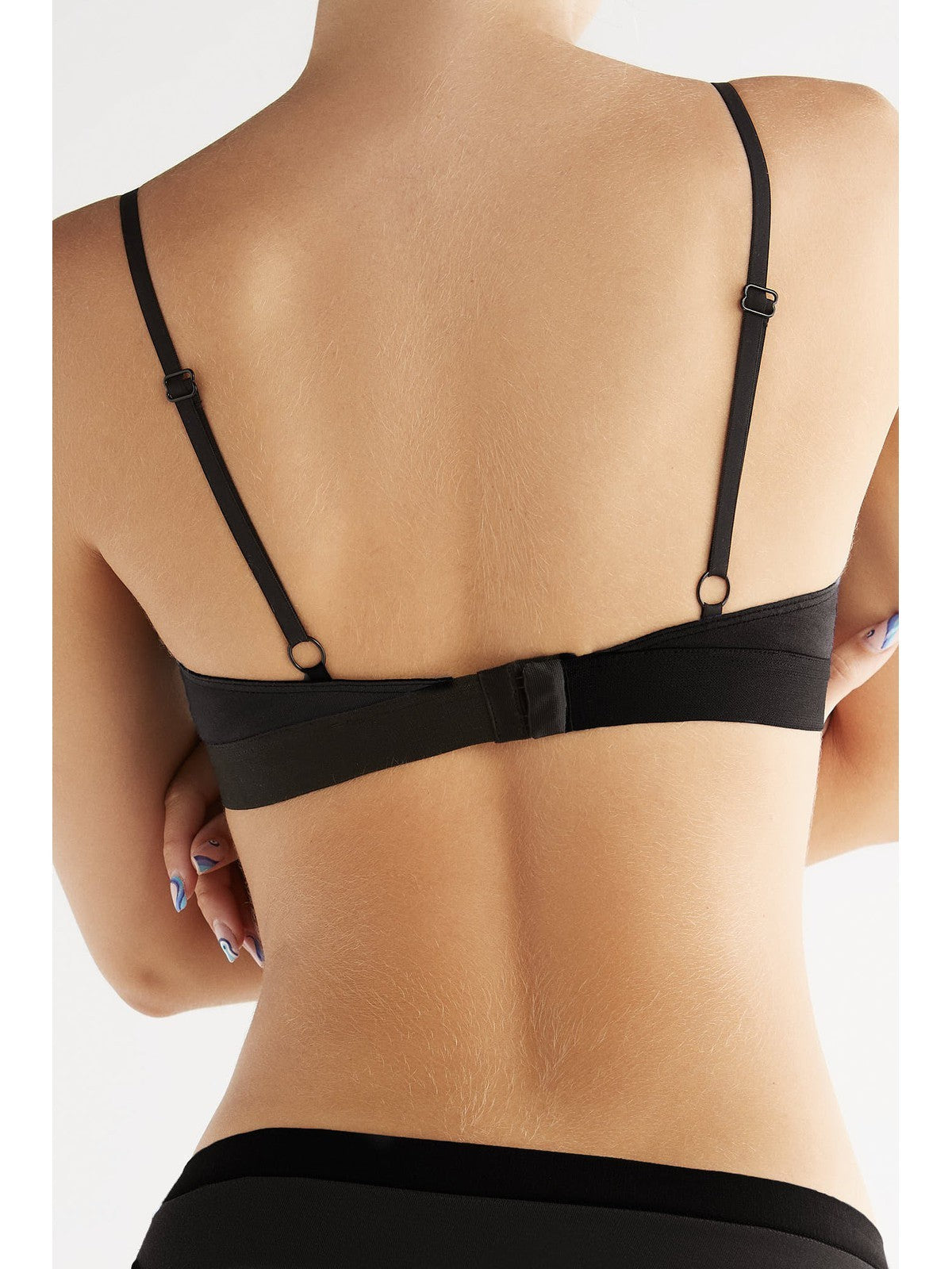 TENCEL™ Women's Bralette, Black — True North, view 2