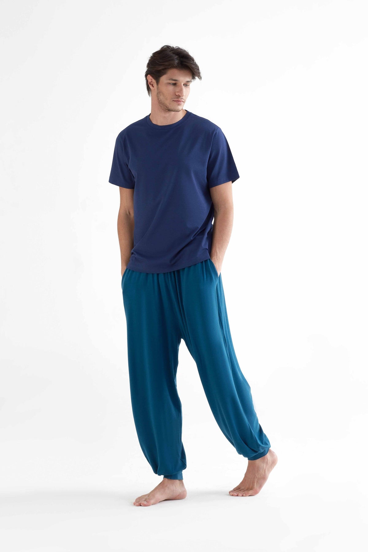 TENCEL™ Active Men's T-Shirt, Navy — True North, view 2