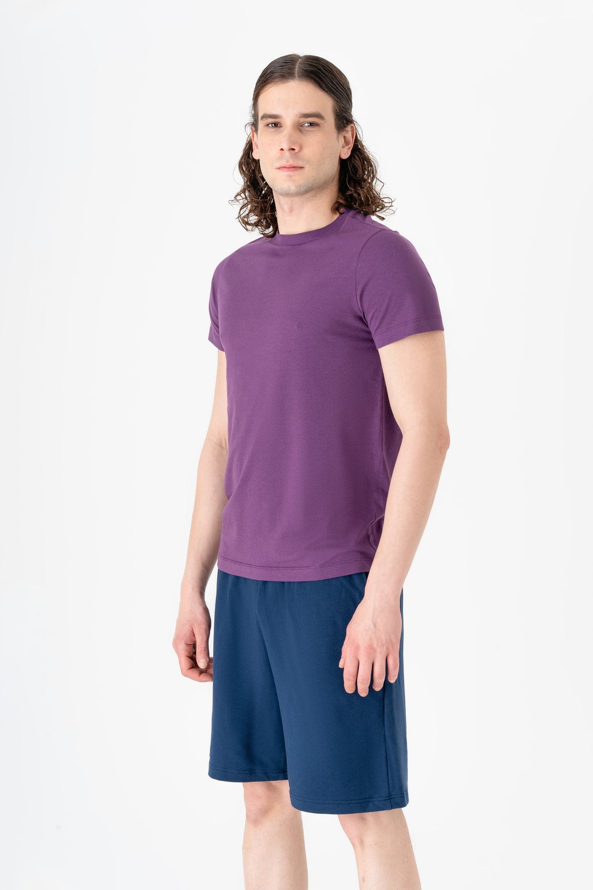 TENCEL™ Active Men's T-Shirt, Wineberry — True North, view 2