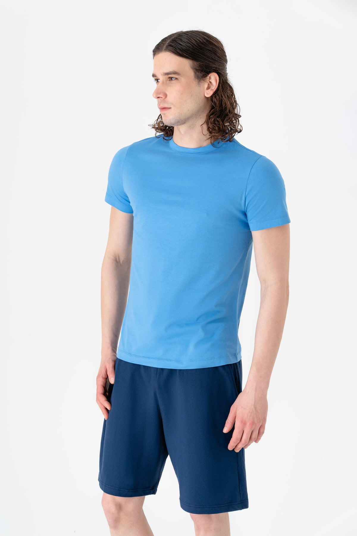 TENCEL™ Active Men's T-Shirt, Aquamarine — True North, view 2