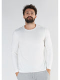 TENCEL™ Active Men's Long Sleeve Top, White