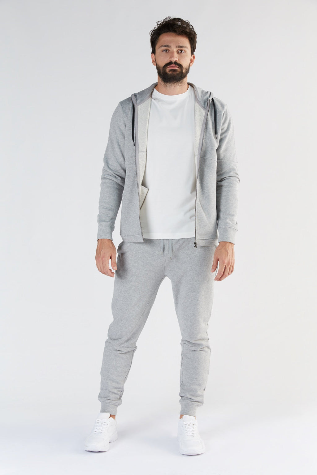 TENCEL™ Active Men's Long Sleeve Top, White