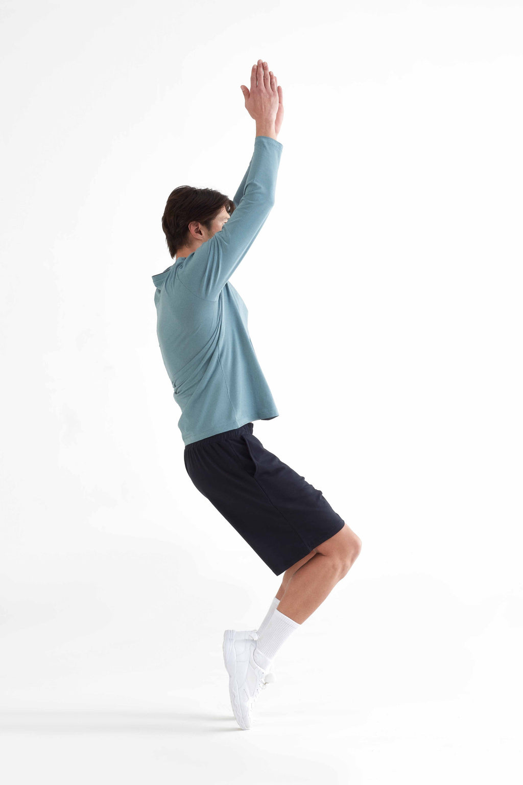 TENCEL™ Active Men's Long Sleeve Top, Light Grey