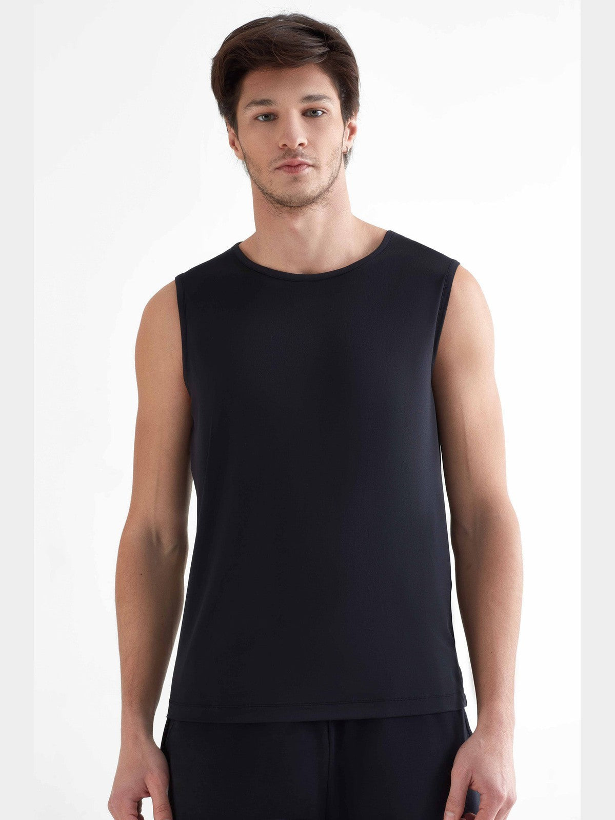 Men's Vest Top / Vest Recycled, Black — True North