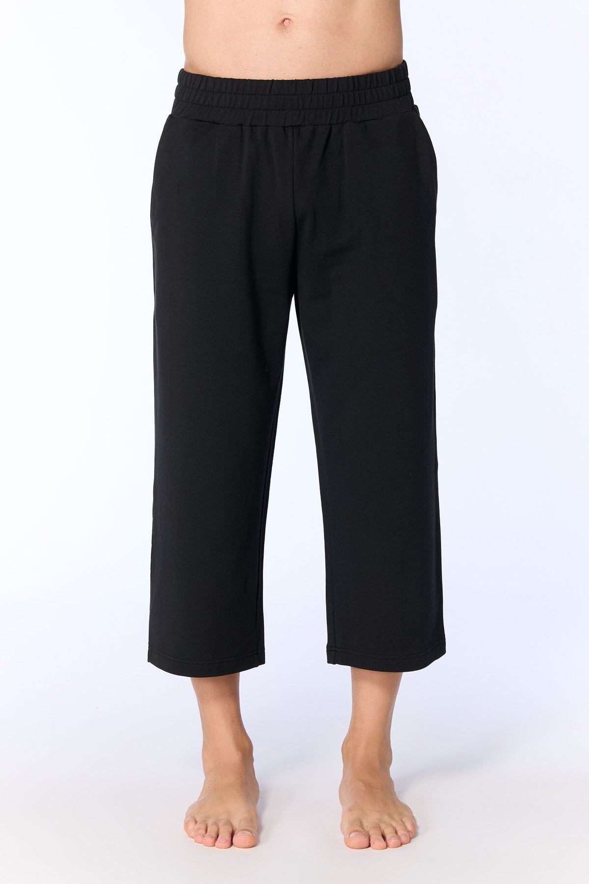 Men's Capri Trousers, Black