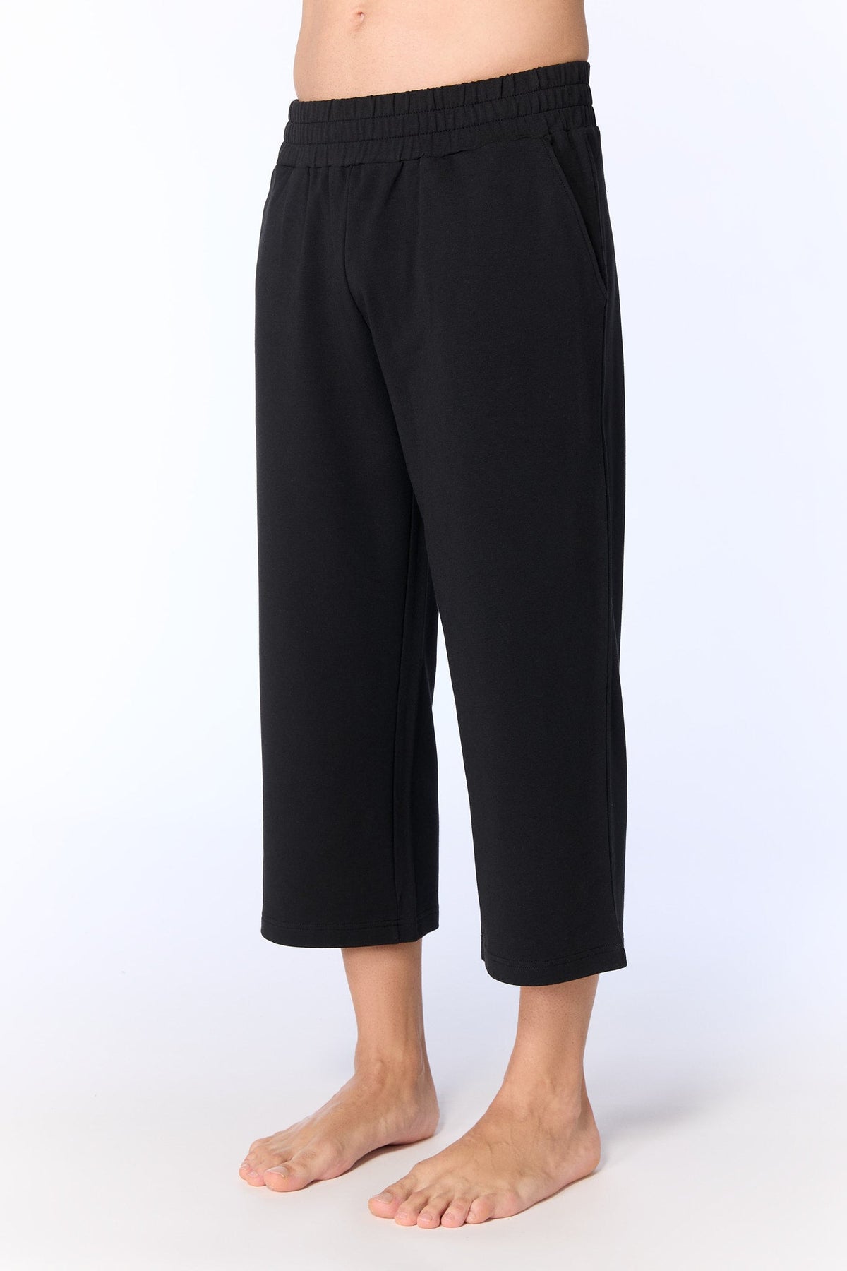 Men's Capri Trousers, Black