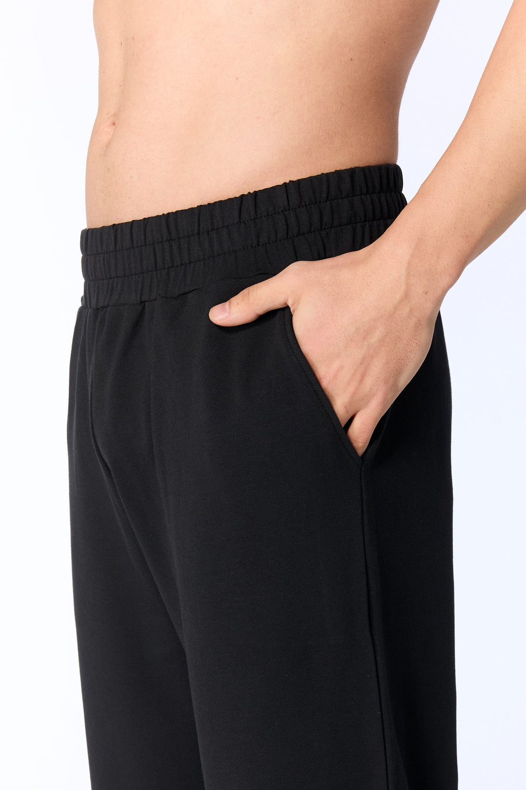 Men's Capri Trousers, Black