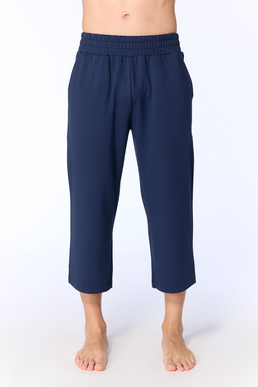 Men's Capri Trousers, Navy