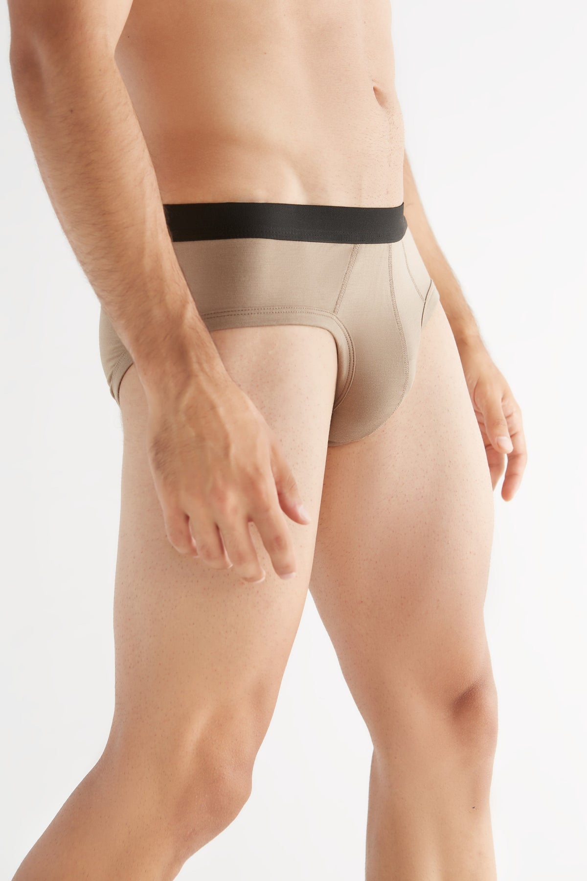 TENCEL™ Men's Brief, Mink — True North, view 2