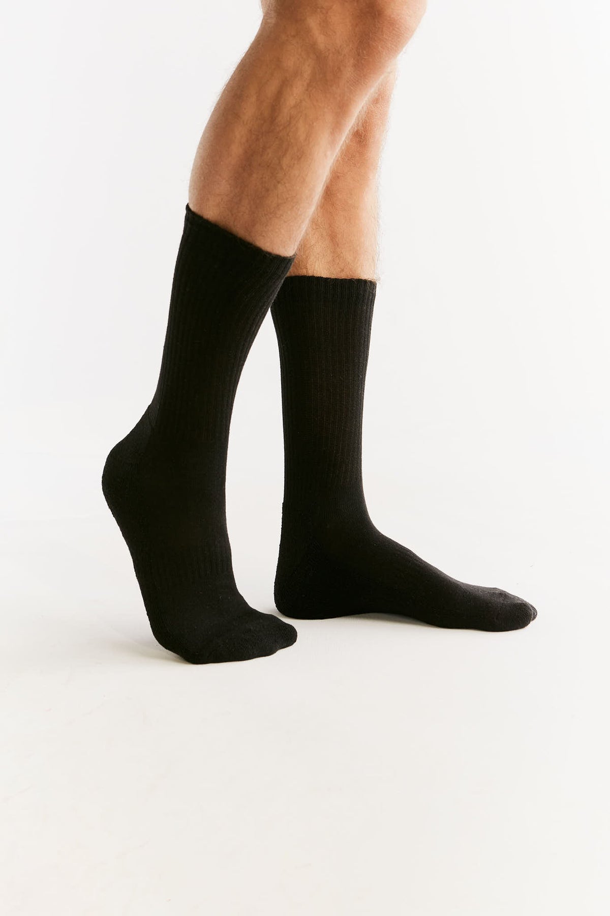 Unisex Warm Socks (6-Pack), Black (6-Pack) — True North, view 2