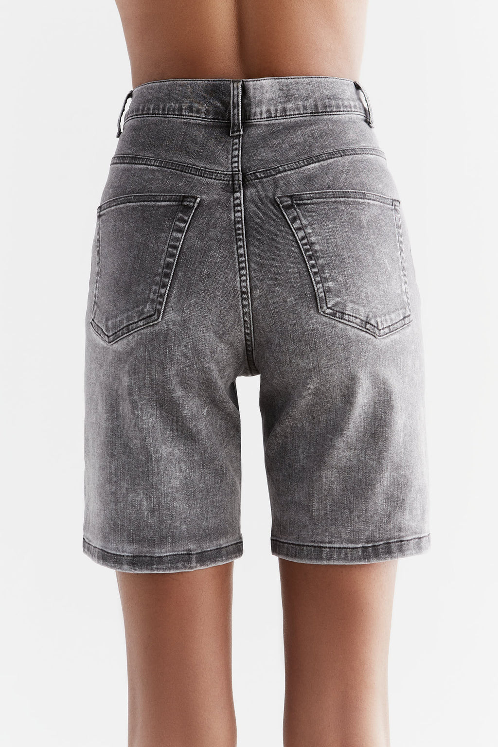 Women's Denim Shorts, Iron Gray