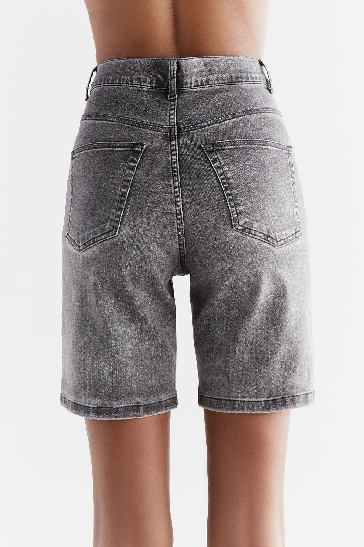 Women's Denim Shorts, Iron Gray