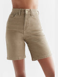Women's Denim Shorts in Tone Wash, Caribe