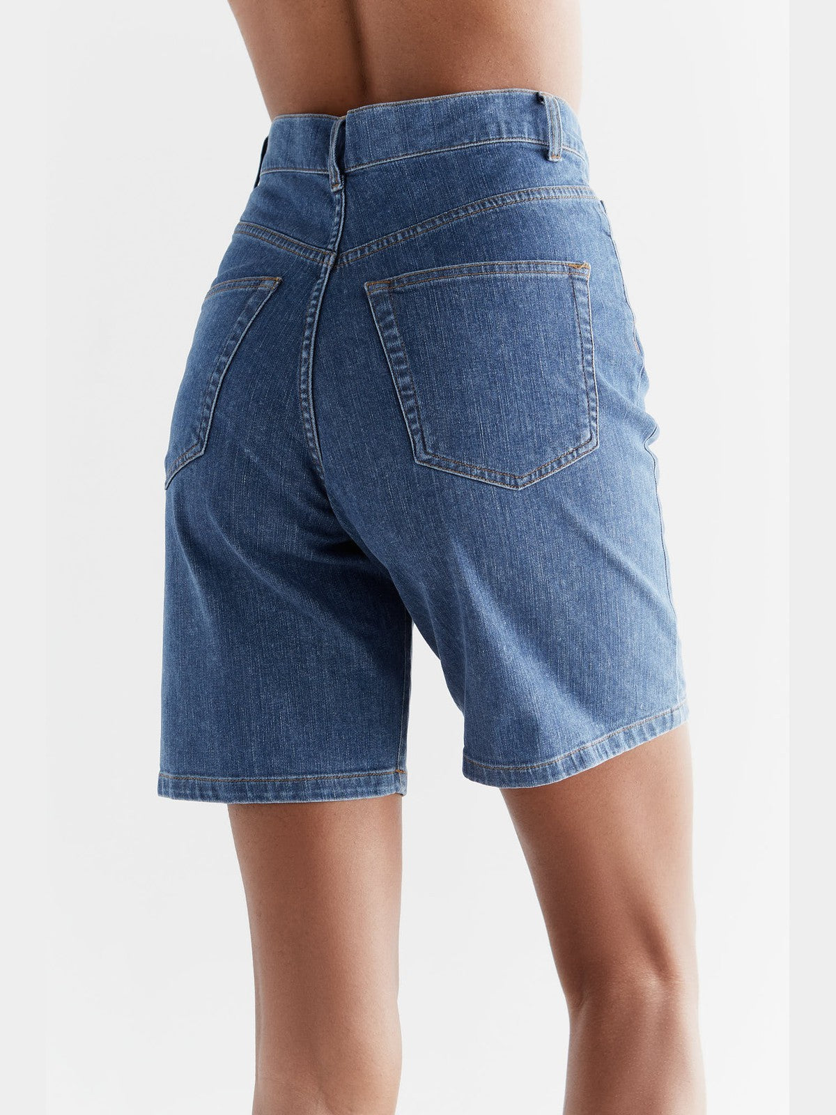 Women's Denim Shorts, Ocean Blue