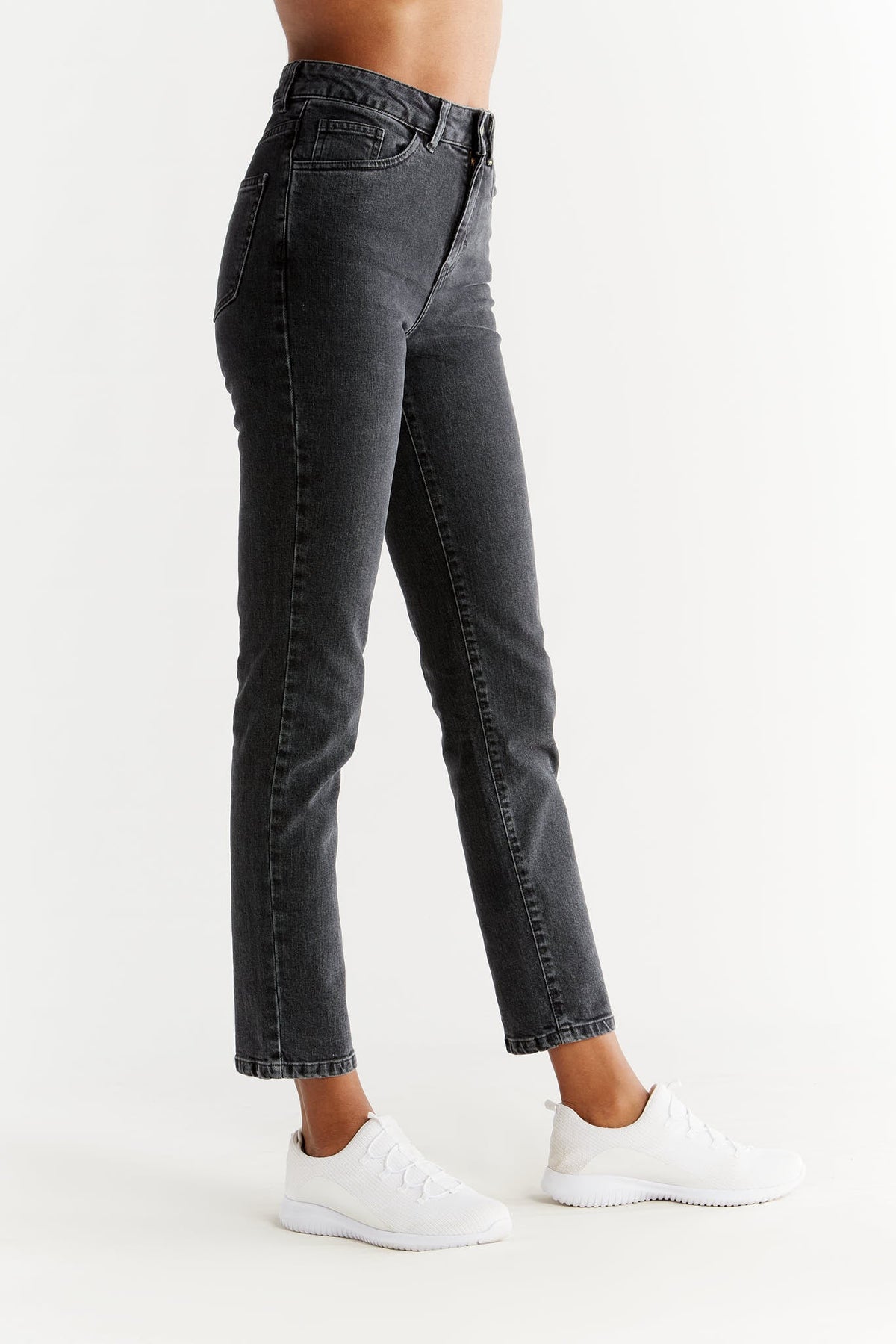 Women's Regular Fit, Ash Grey — Evermind, view 2