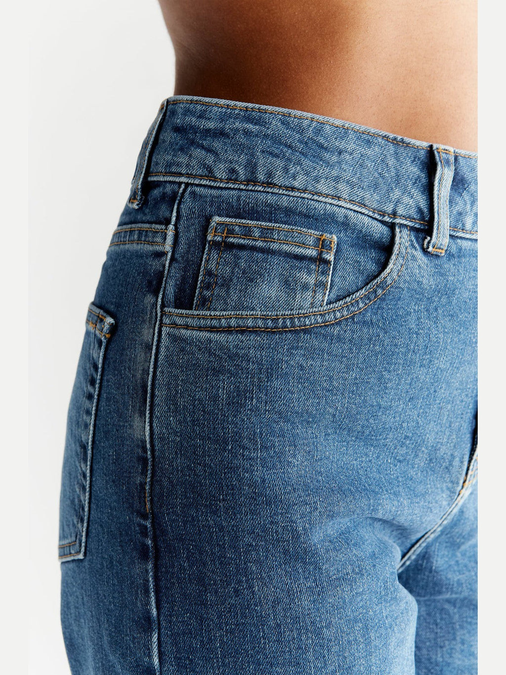 Women's Mom Fit, Lapis Blue