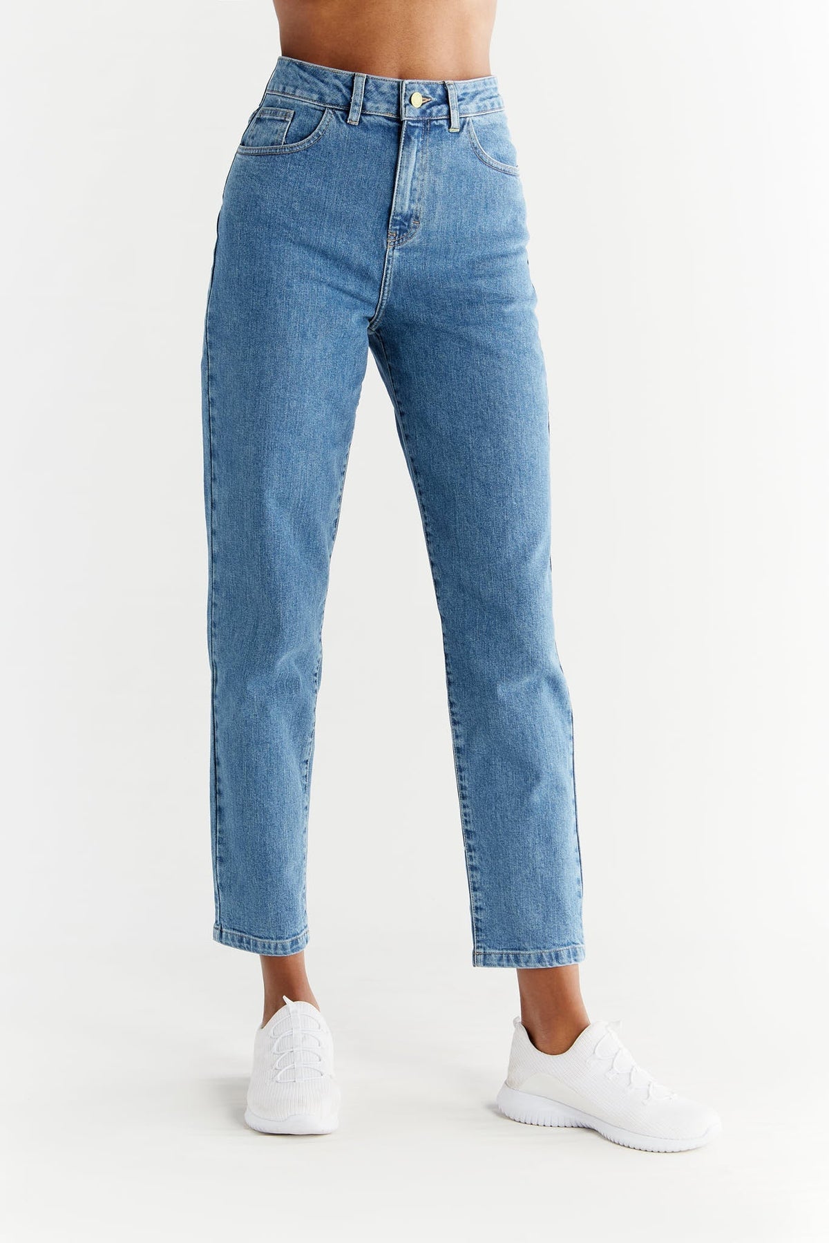 Women's Mom Fit, Day Sky Blue