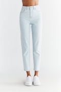 Women's Mom Fit, Ice Blue