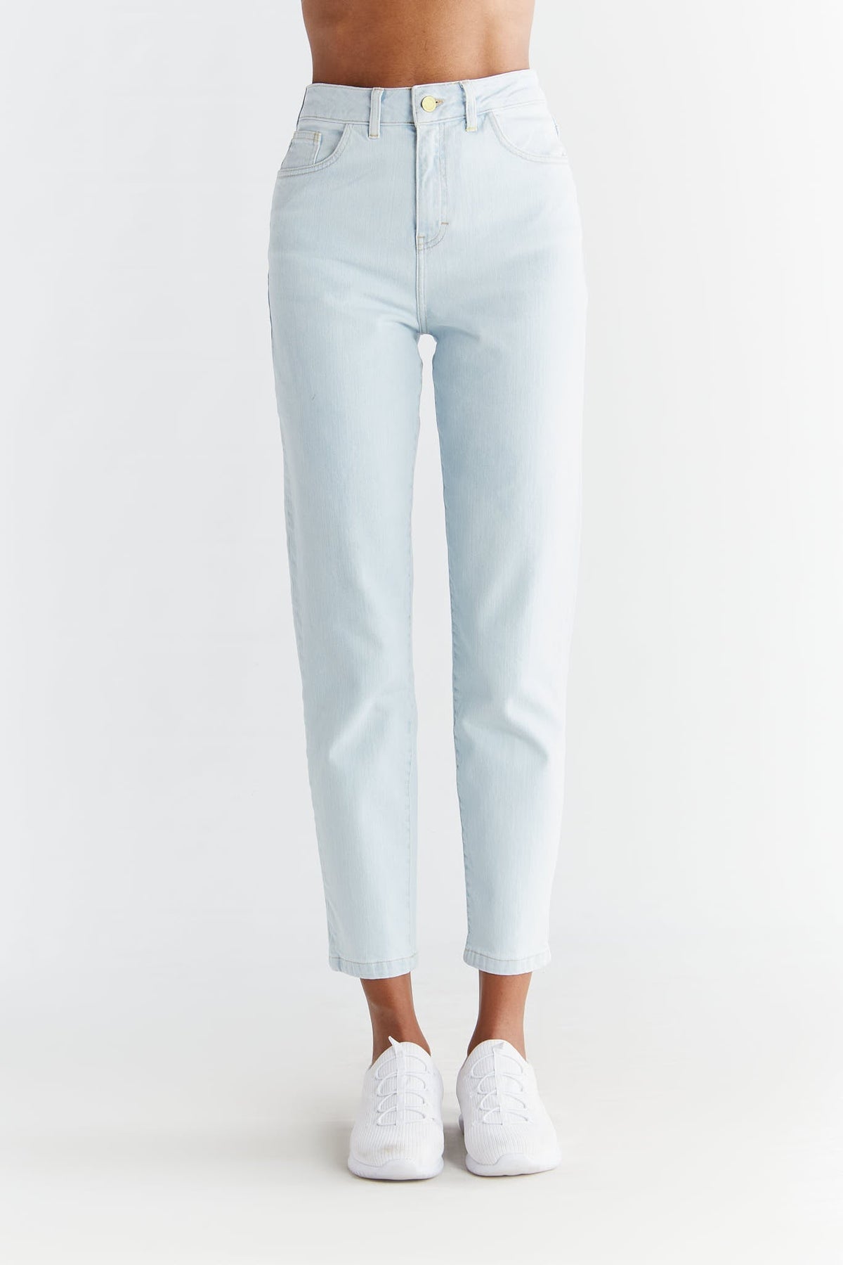 Women's Mom Fit, Ice Blue