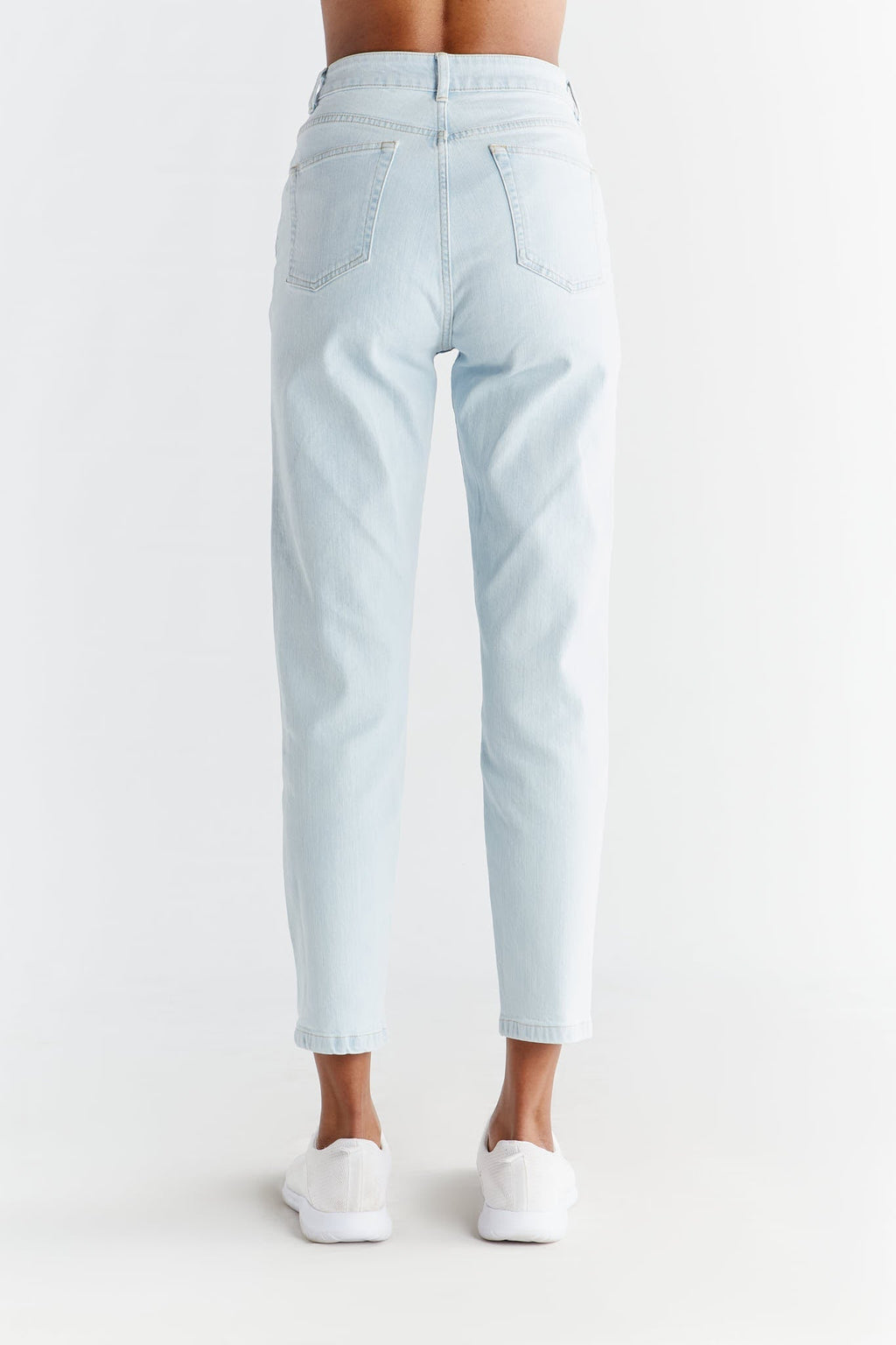 Women's Mom Fit, Ice Blue