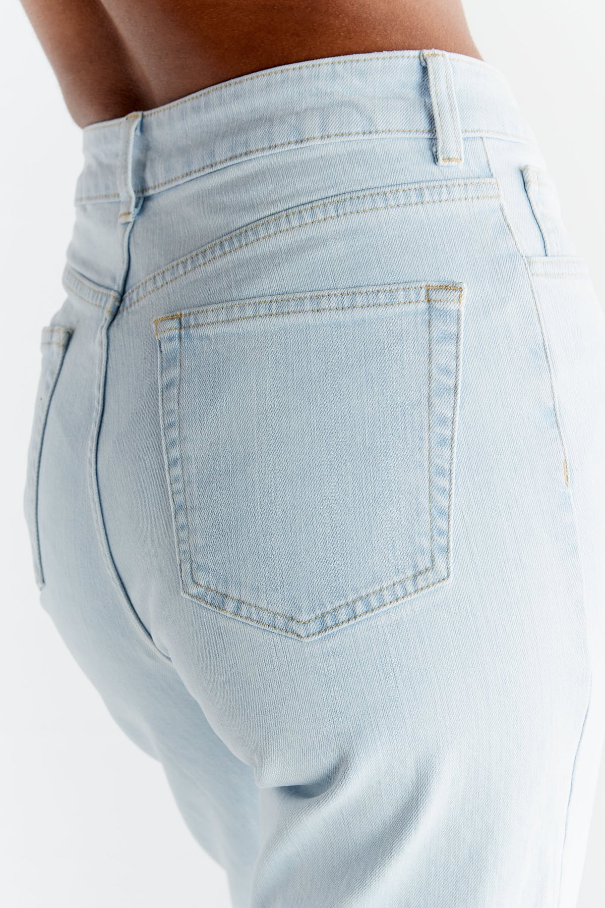 Women's Mom Fit, Ice Blue