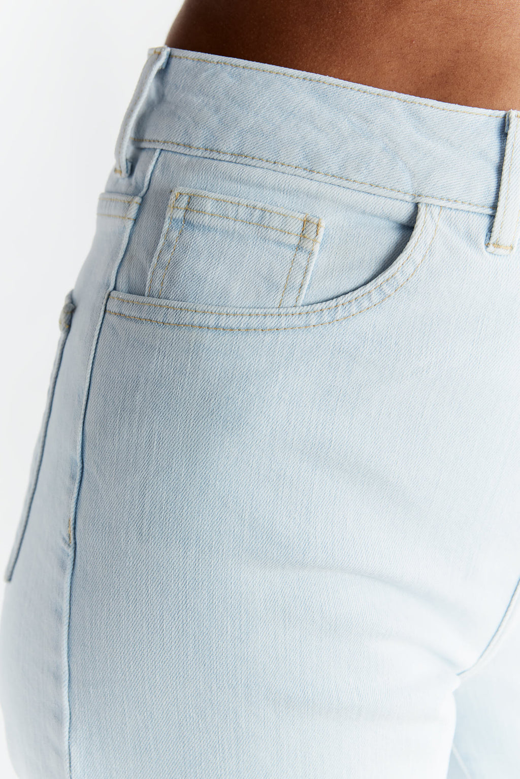 Women's Mom Fit, Ice Blue