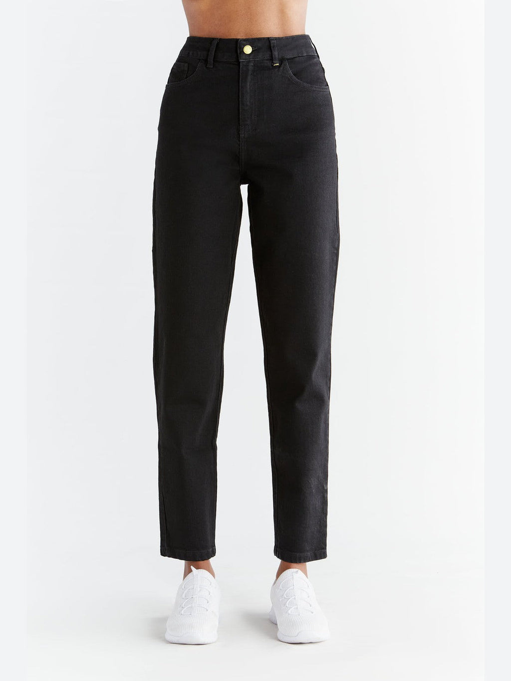 Women's Mom Fit, Coal Black