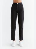 Women's Mom Fit, Coal Black