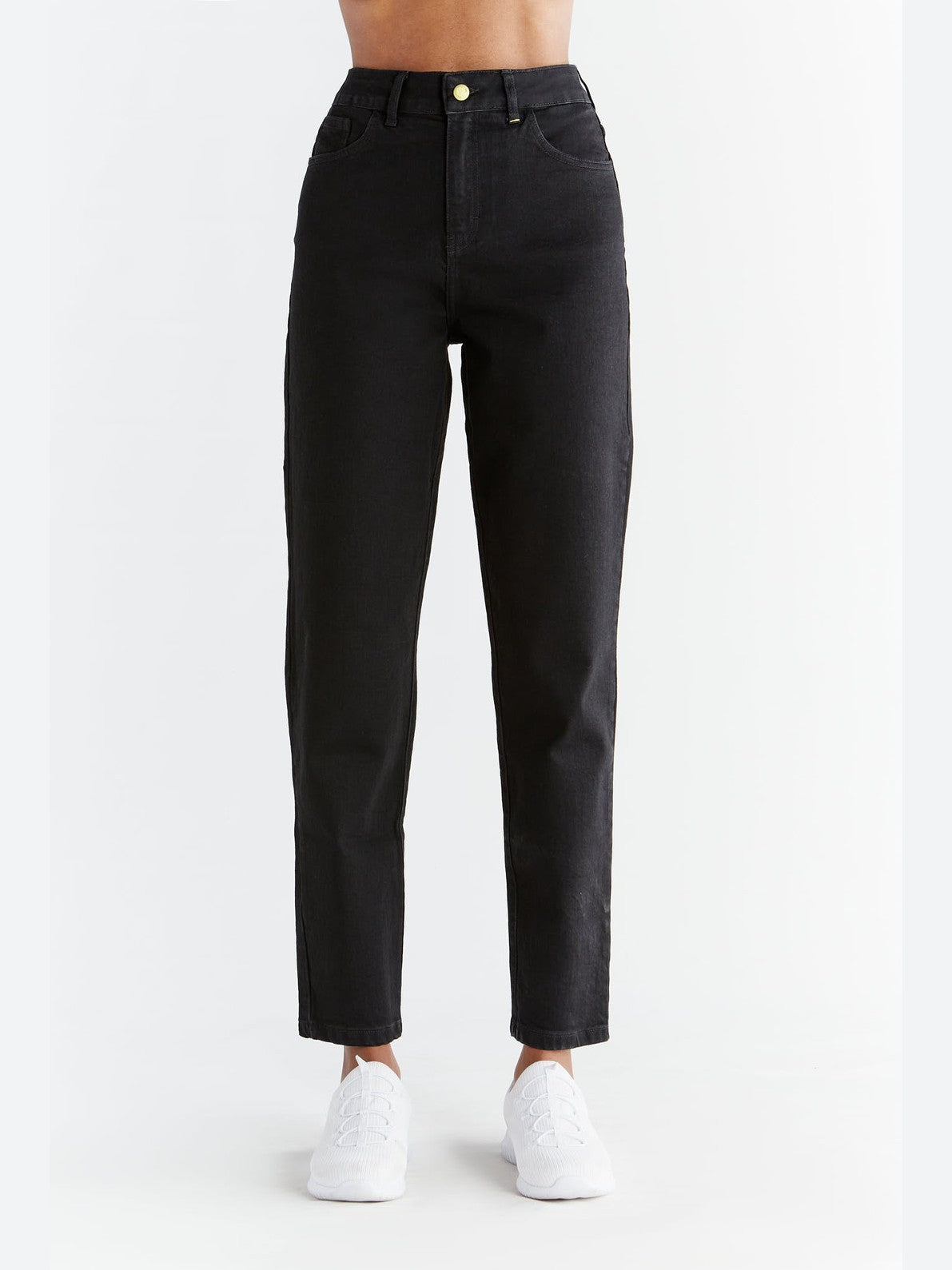 Women's Mom Fit, Coal Black