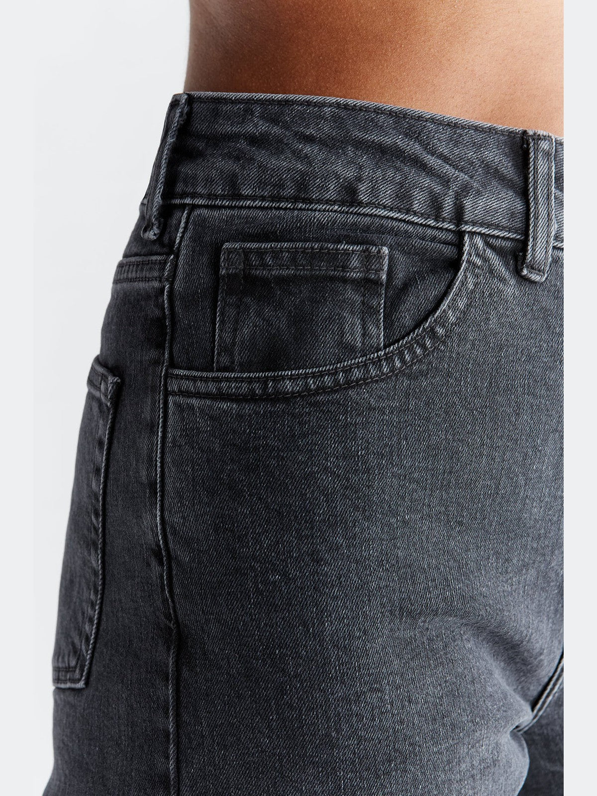 Women's Mom Fit, Carbon Gray