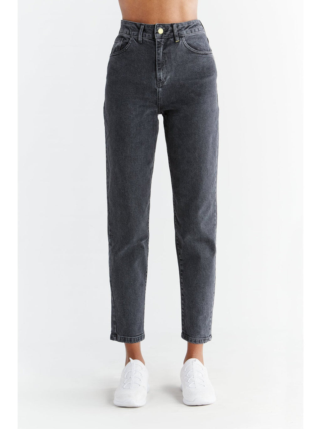 Women's Mom Fit, Carbon Gray