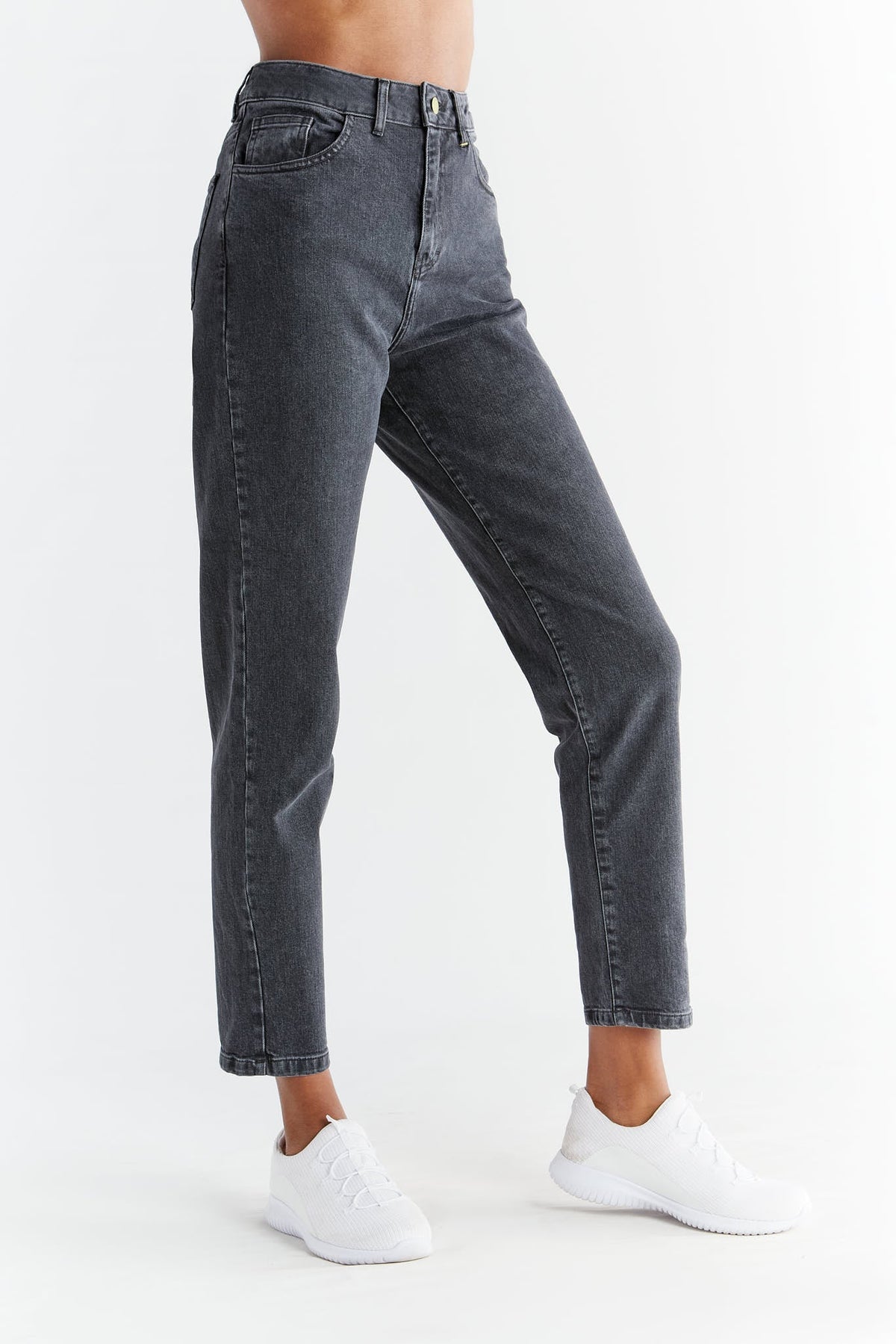 Women's Mom Fit, Ash Gray