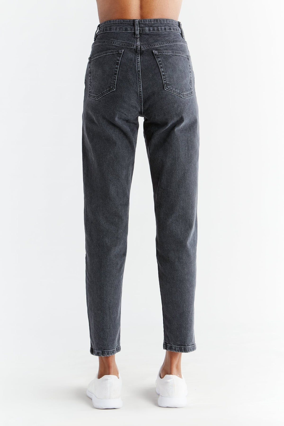 Women's Mom Fit, Ash Gray