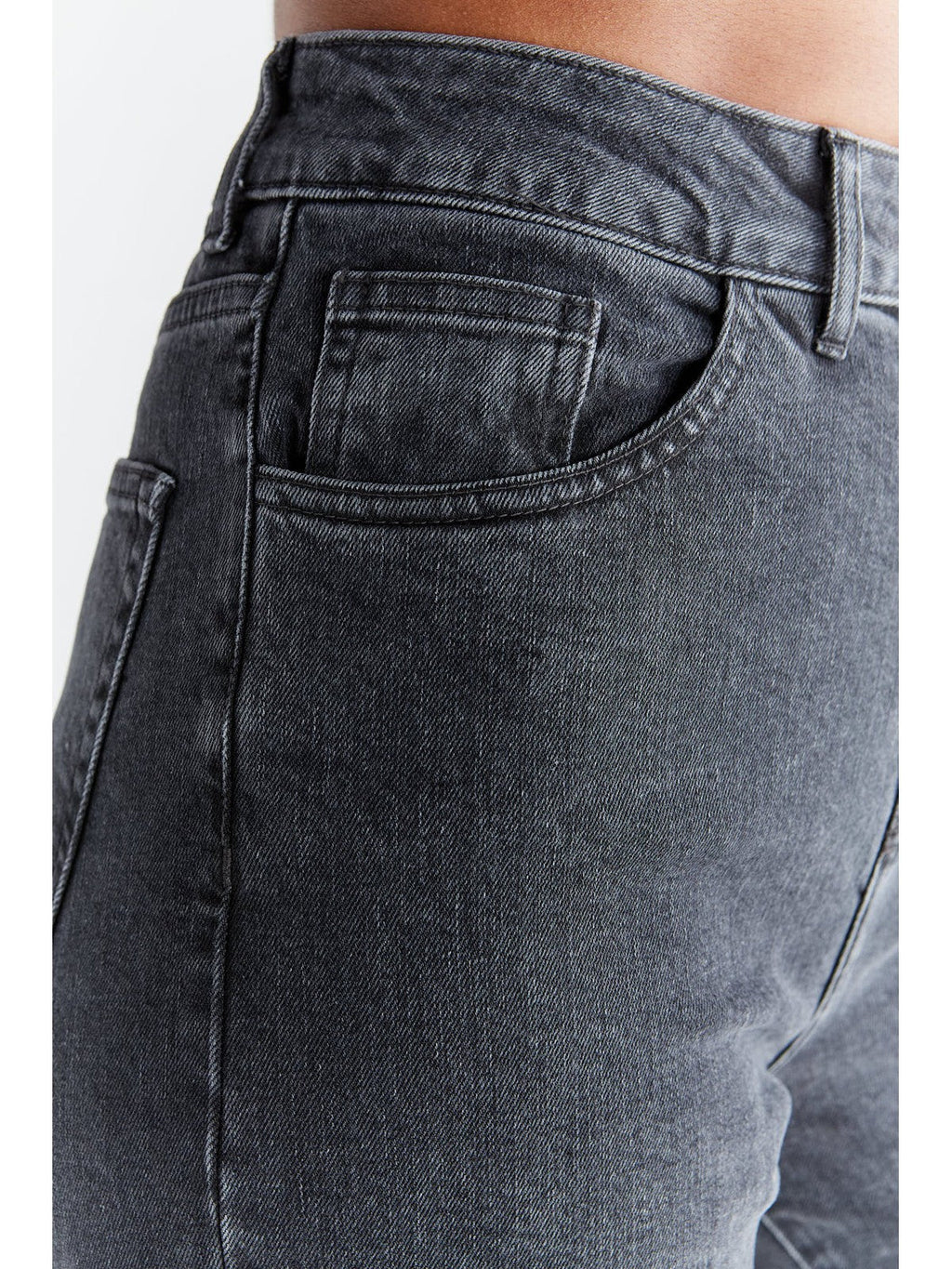 Women's Mom Fit, Carbon Gray