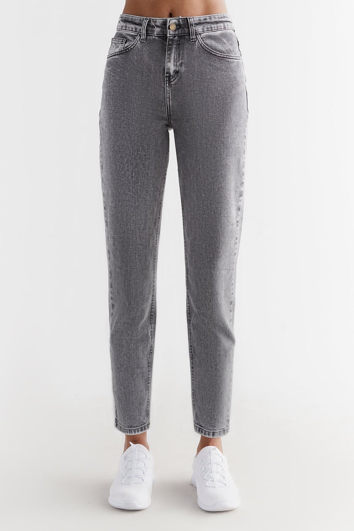 Women's Mom Fit, Iron Gray
