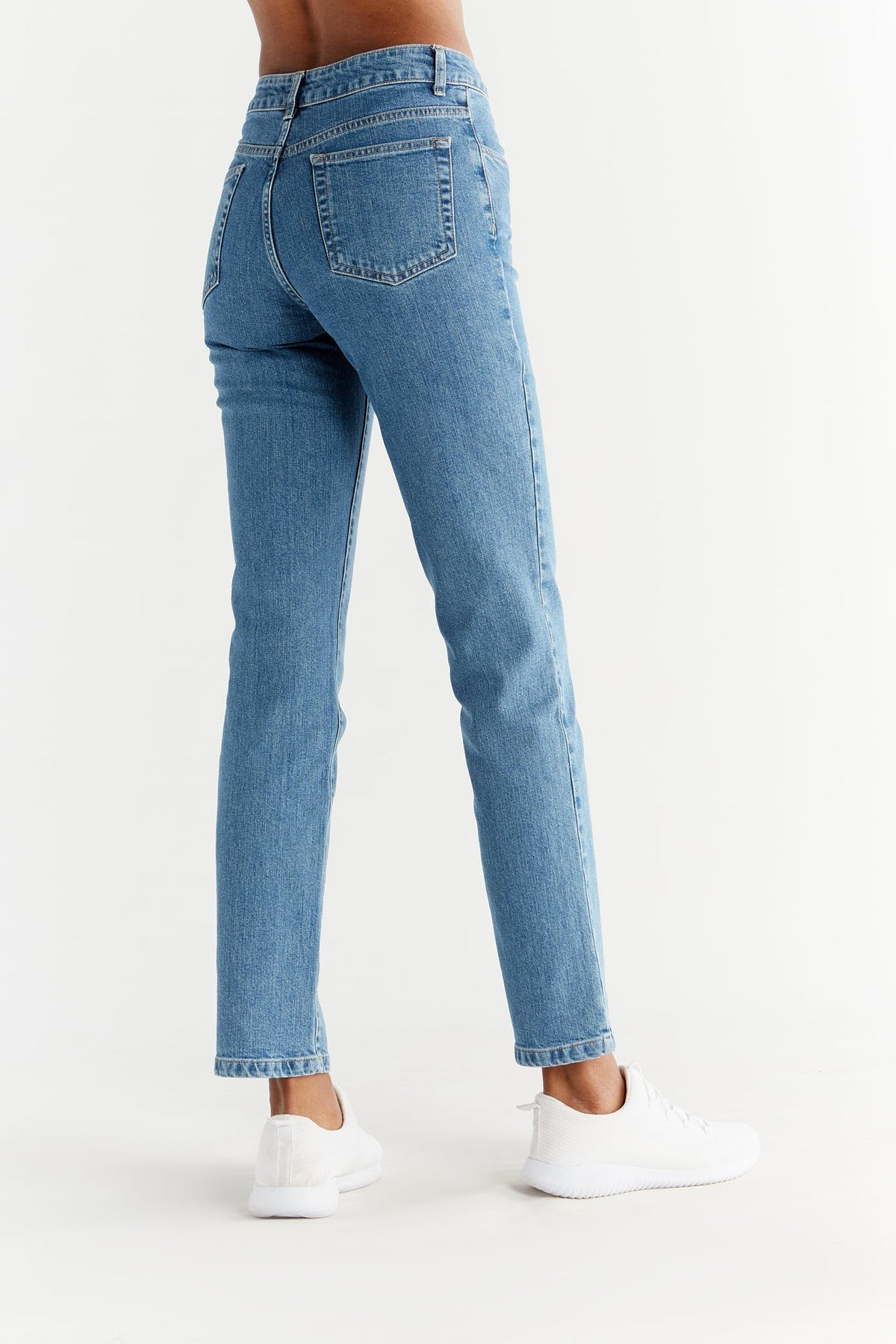 Women's Straight Fit, Day Sky Blue