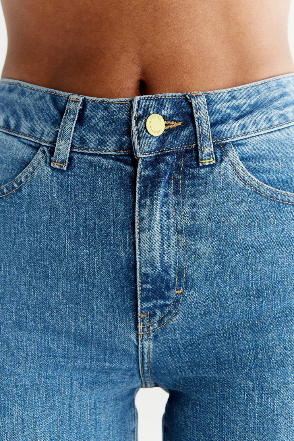Women's Straight Fit, Day Sky Blue