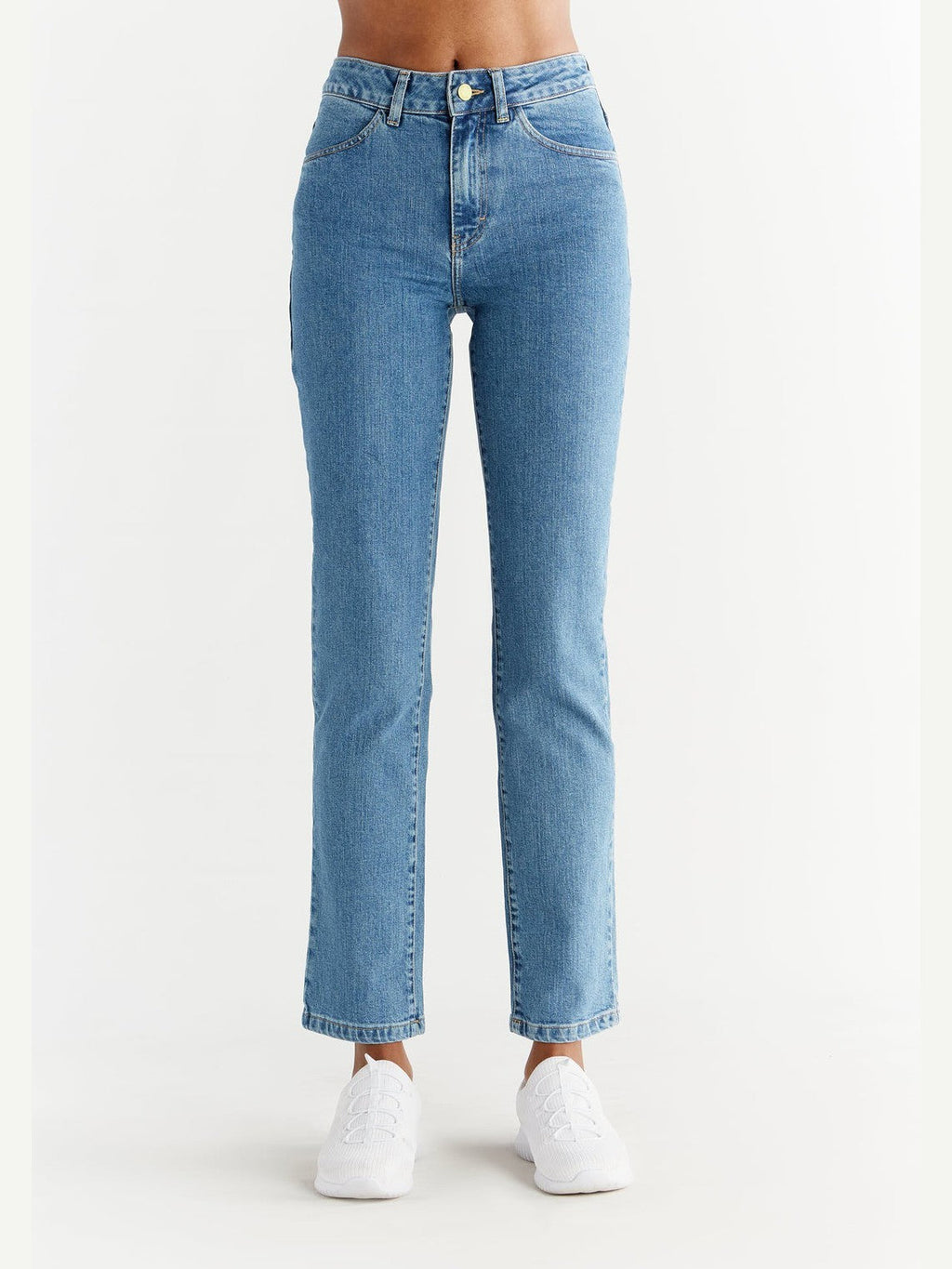 Women's Straight Fit, Day Sky Blue