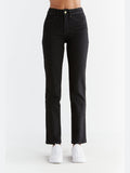 Women's Straight Fit, Coal Black