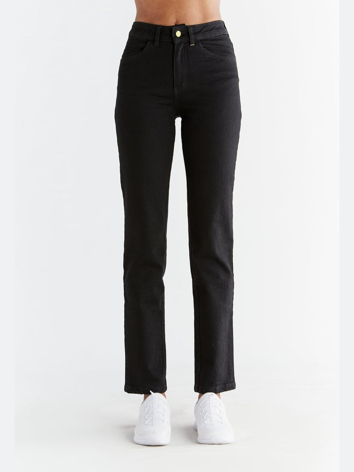 Women's Straight Fit, Coal Black