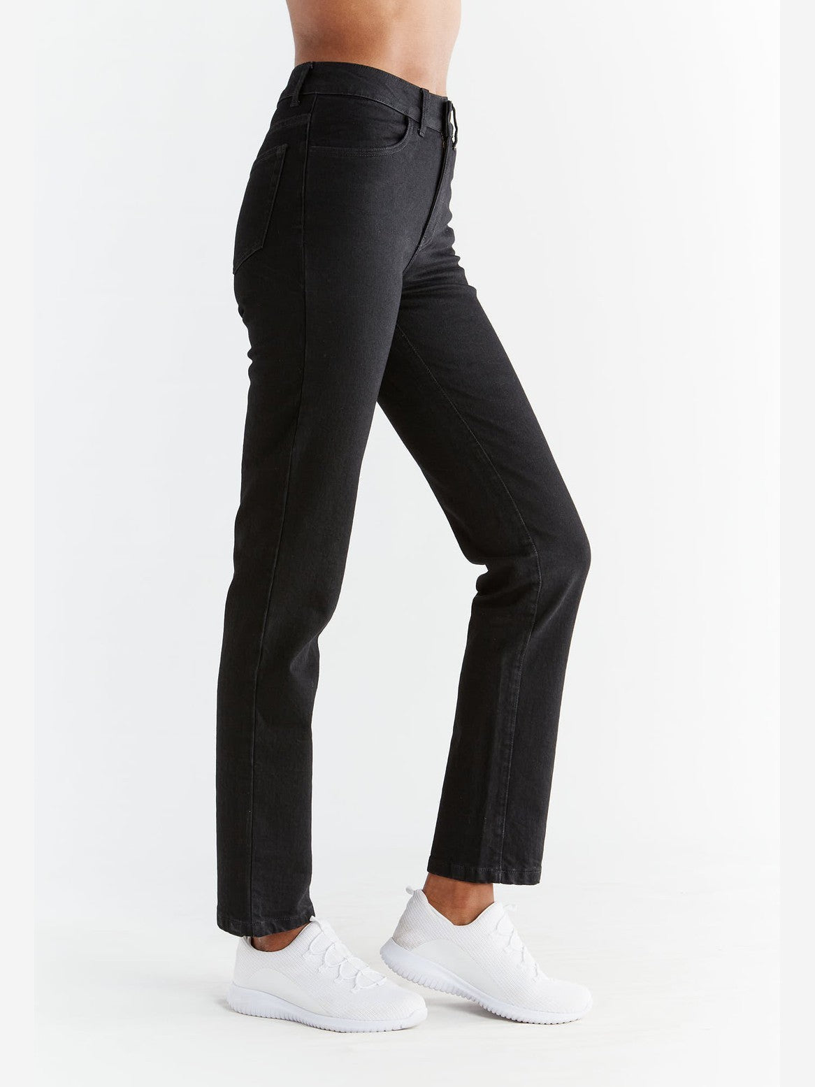 Women's Straight Fit, Coal Black