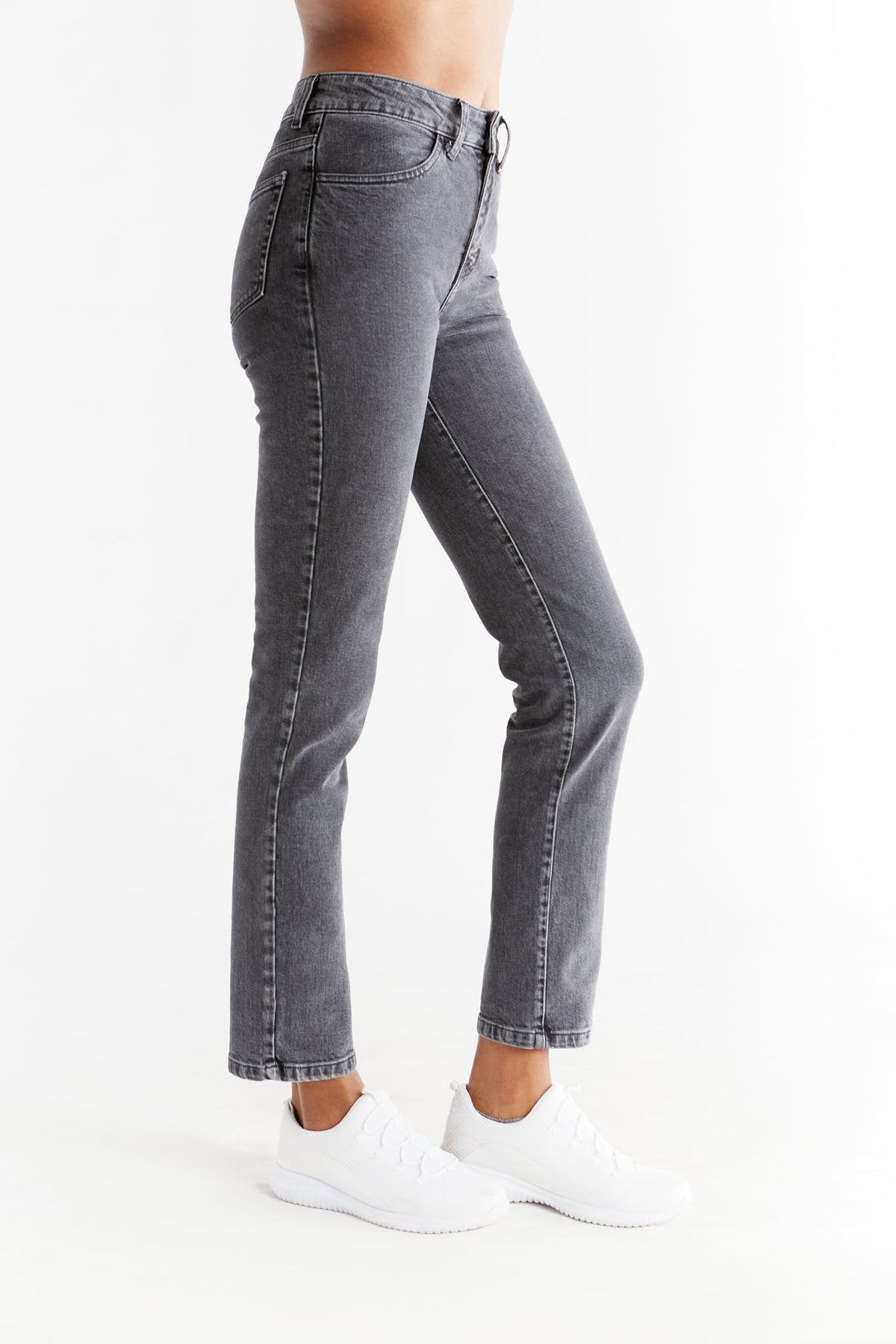 Women's Straight Fit, Carbon Gray