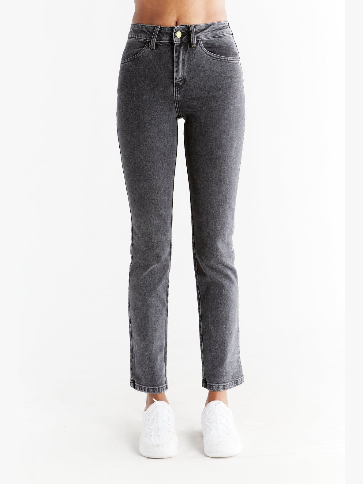Women's Straight Fit, Carbon Gray