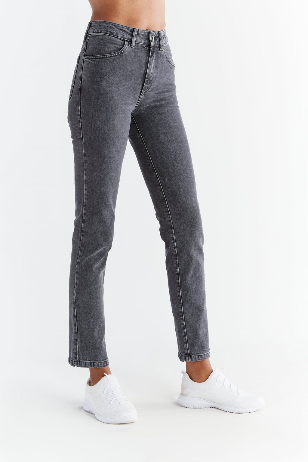 Women's Straight Fit, Ash Gray