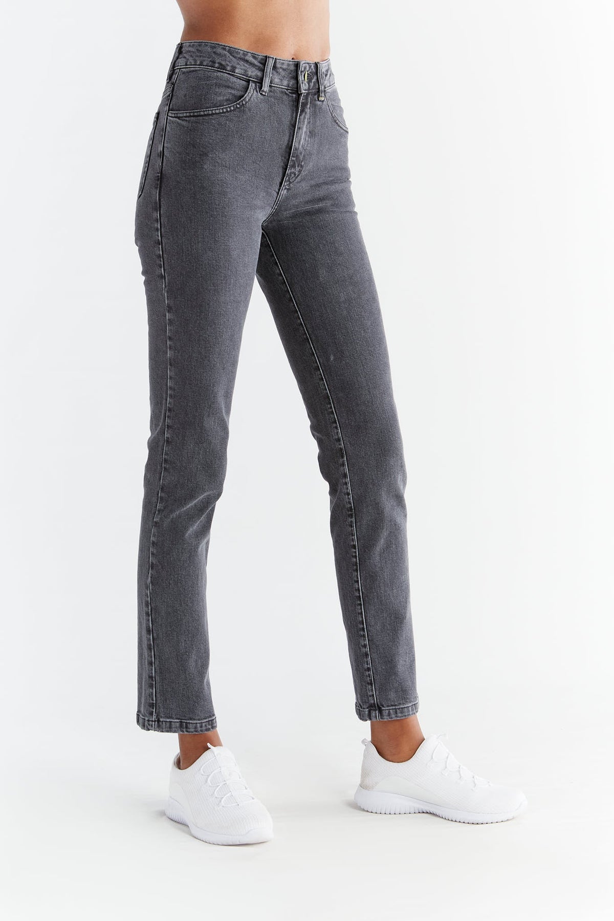Women's Straight Fit, Ash Gray