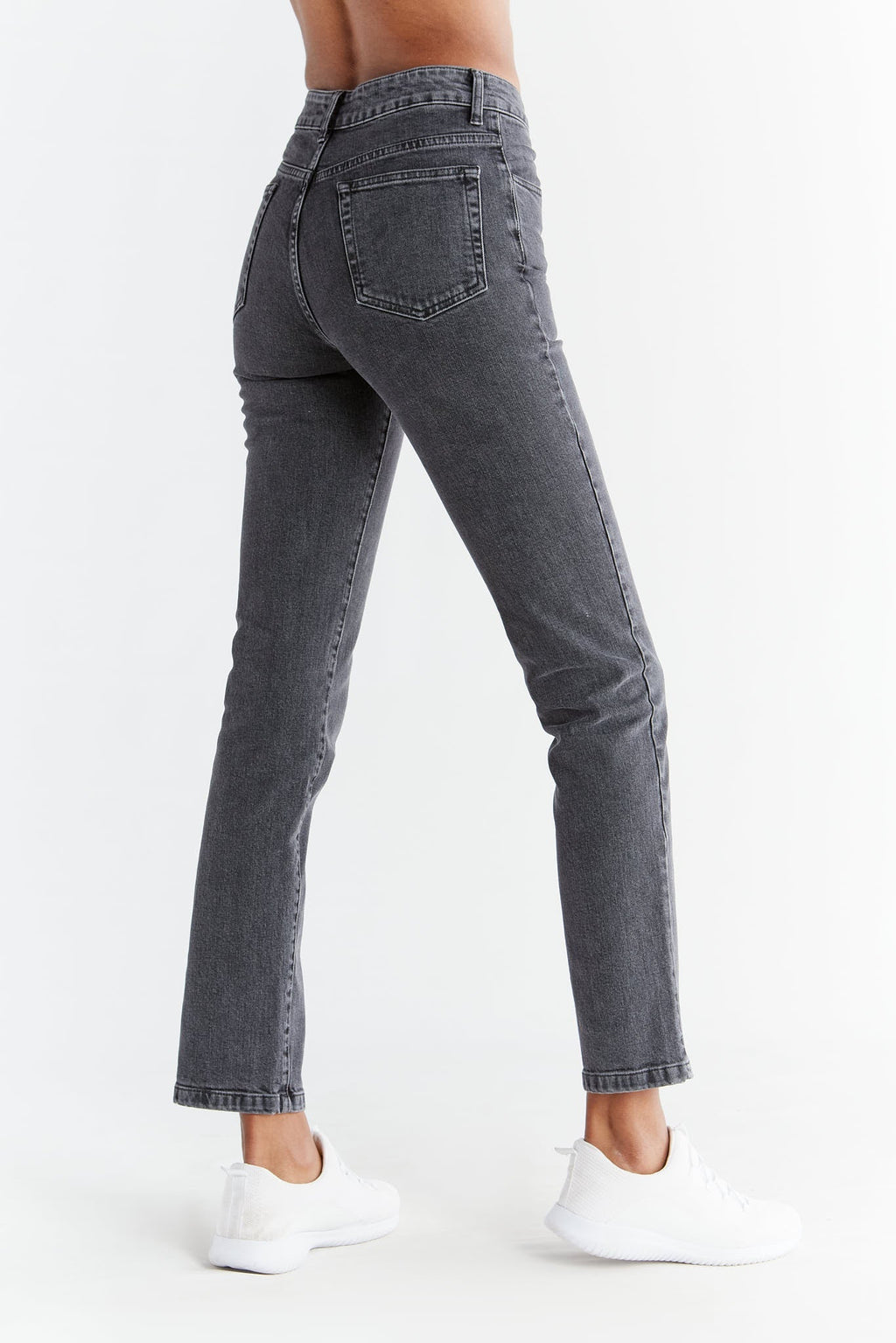 Women's Straight Fit, Ash Gray